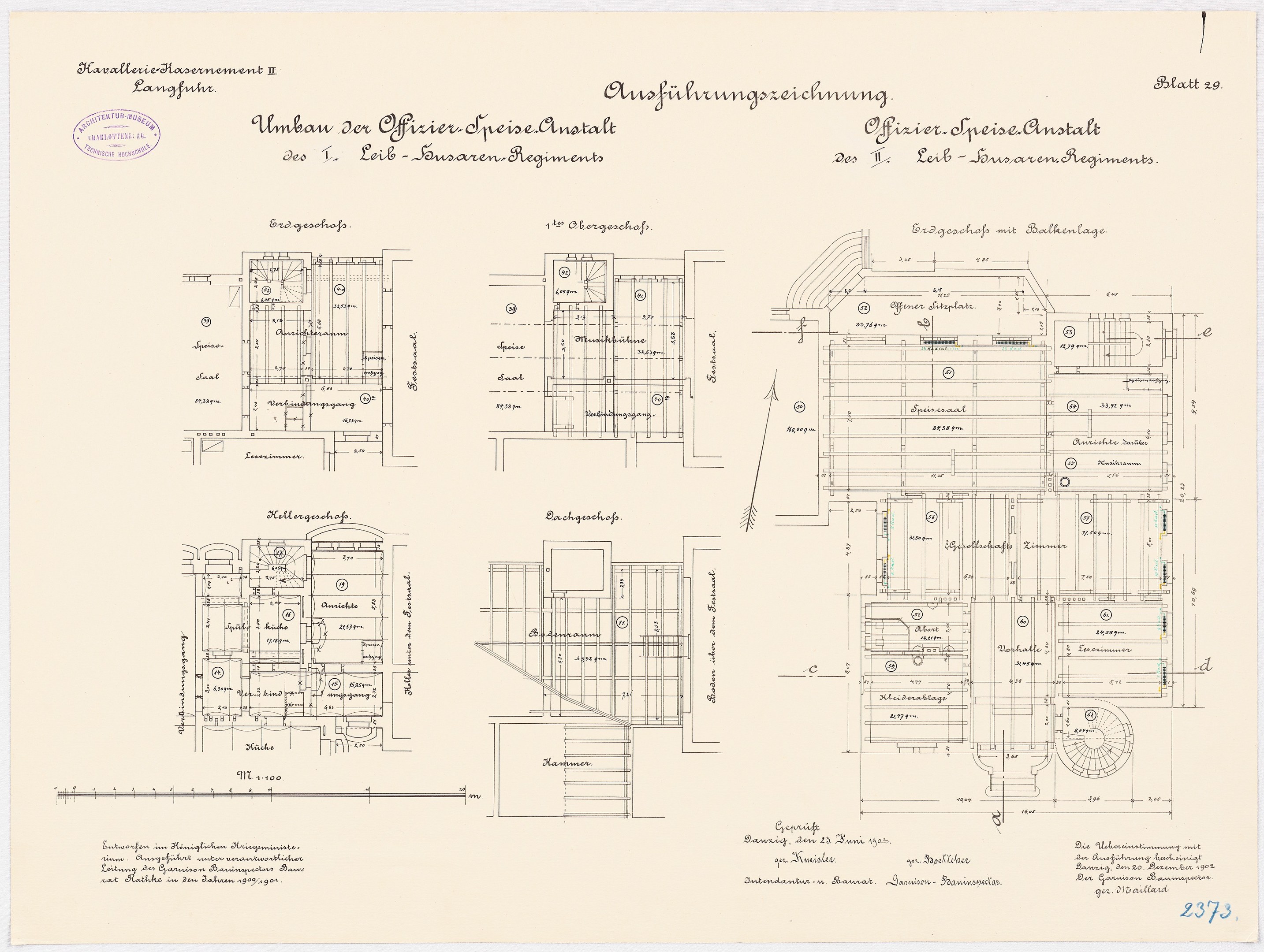 Schwarz-weißer architektonischer Grundriss des ehemaligen deutschen Kanzleramts, der detaillierte Layout- und Strukturelemente zeigt.